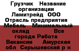 Грузчик › Название организации ­ Ламитрейд, ООО › Отрасль предприятия ­ Мебель › Минимальный оклад ­ 30 000 - Все города Работа » Вакансии   . Амурская обл.,Серышевский р-н